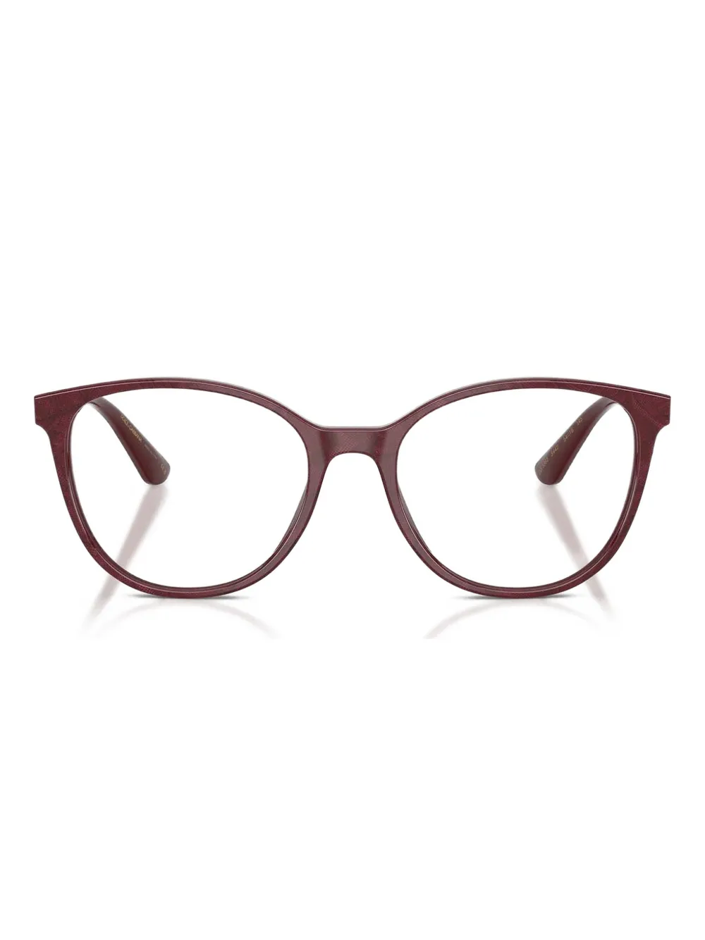 Dolce & Gabbana Eyewear Bril met rond montuur Rood