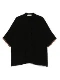 MOUTAKI jersey polo top - Black
