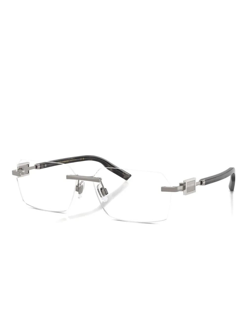 Dolce & Gabbana Eyewear Bril met vierkant montuur Grijs