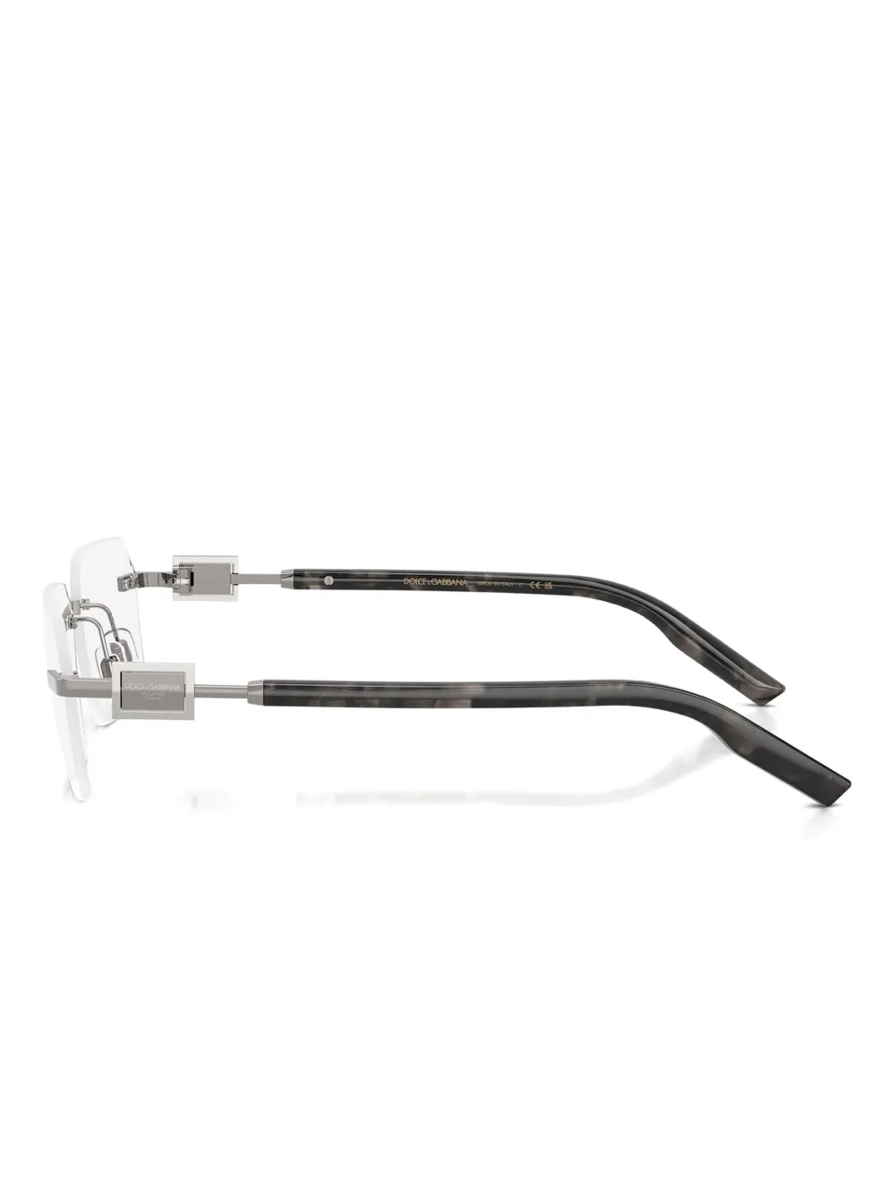 Dolce & Gabbana Eyewear Bril met vierkant montuur Grijs
