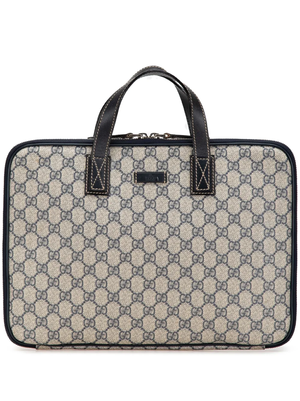 Gucci Pre-Owned 2000-2015 Medium GG Supreme Laptop Bag business bag - Gucci Pre-Owned 2000-2015 Medium GG Supreme Laptop Bag business bag -
