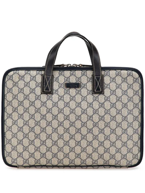 Gucci Pre-Owned 2000-2015 Medium GG Supreme Laptop Bag business bag