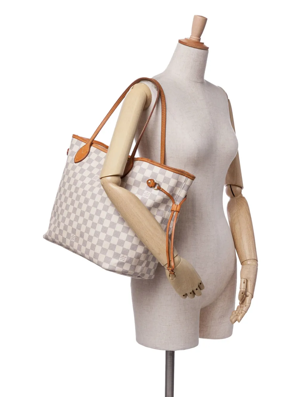 Louis Vuitton Pre-Owned 2009 Damier Azur Neverfull MM tote bag | Pre-Owned | Image 2