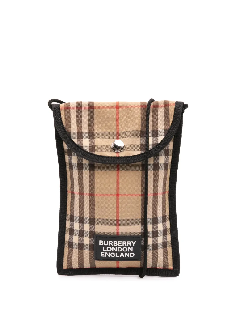 Burberry Pre-Owned 2018-2025 House Check Canvas Phone Pouch crossbody Burberry Pre-Owned 2018-2025 House Check Canvas Phone Pouch crossbody