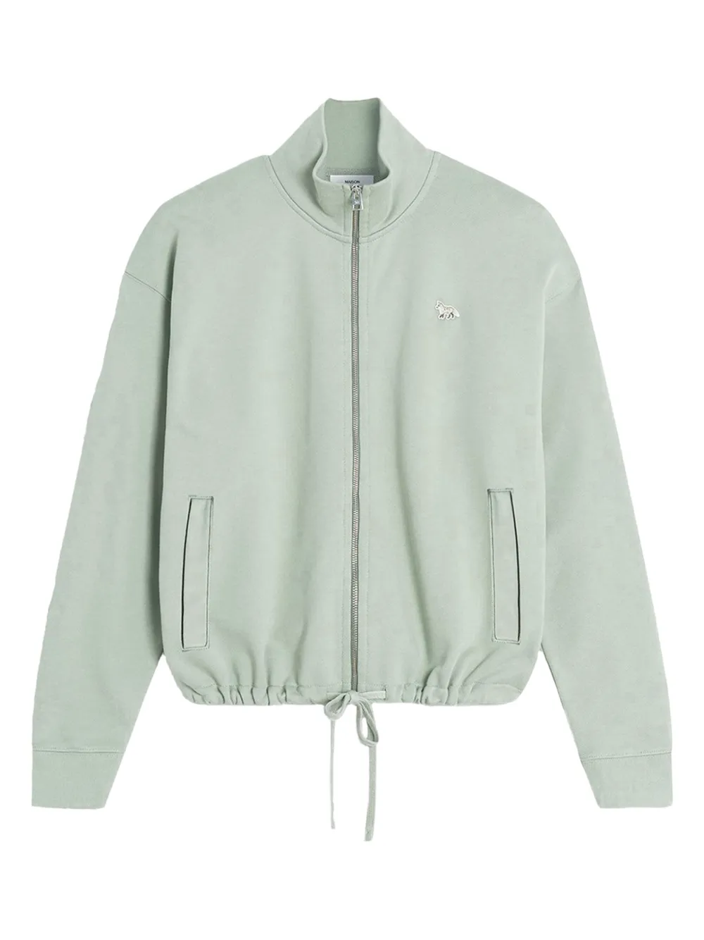 Maison Kitsuné drawstring-hem zip-up jacket