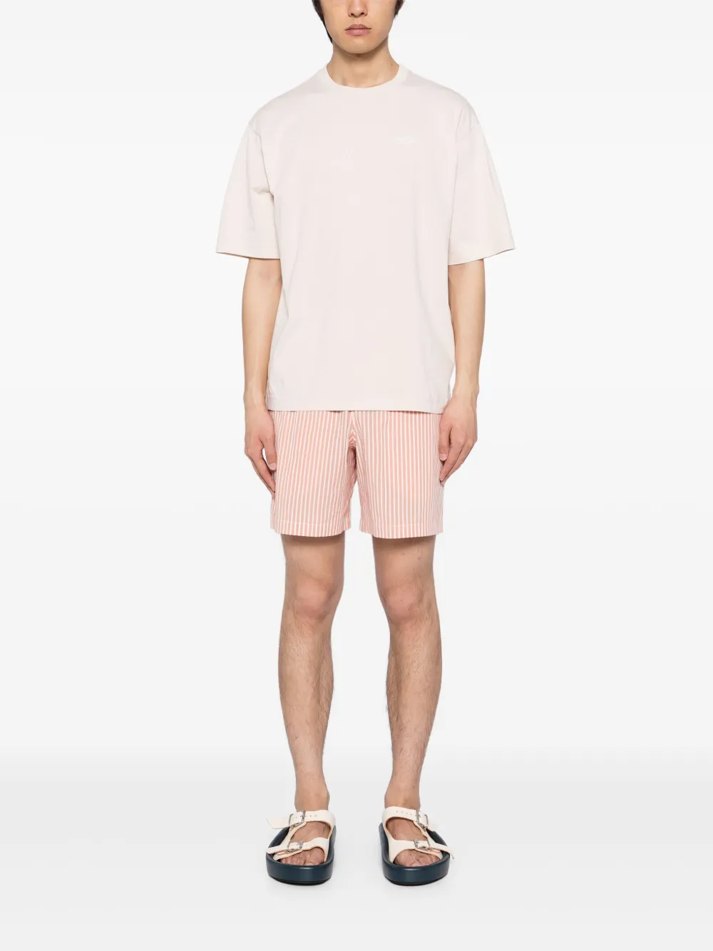 Maison Kitsuné Handwriting T-shirt - Roze