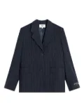 Maison Kitsuné striped blazer - Grey