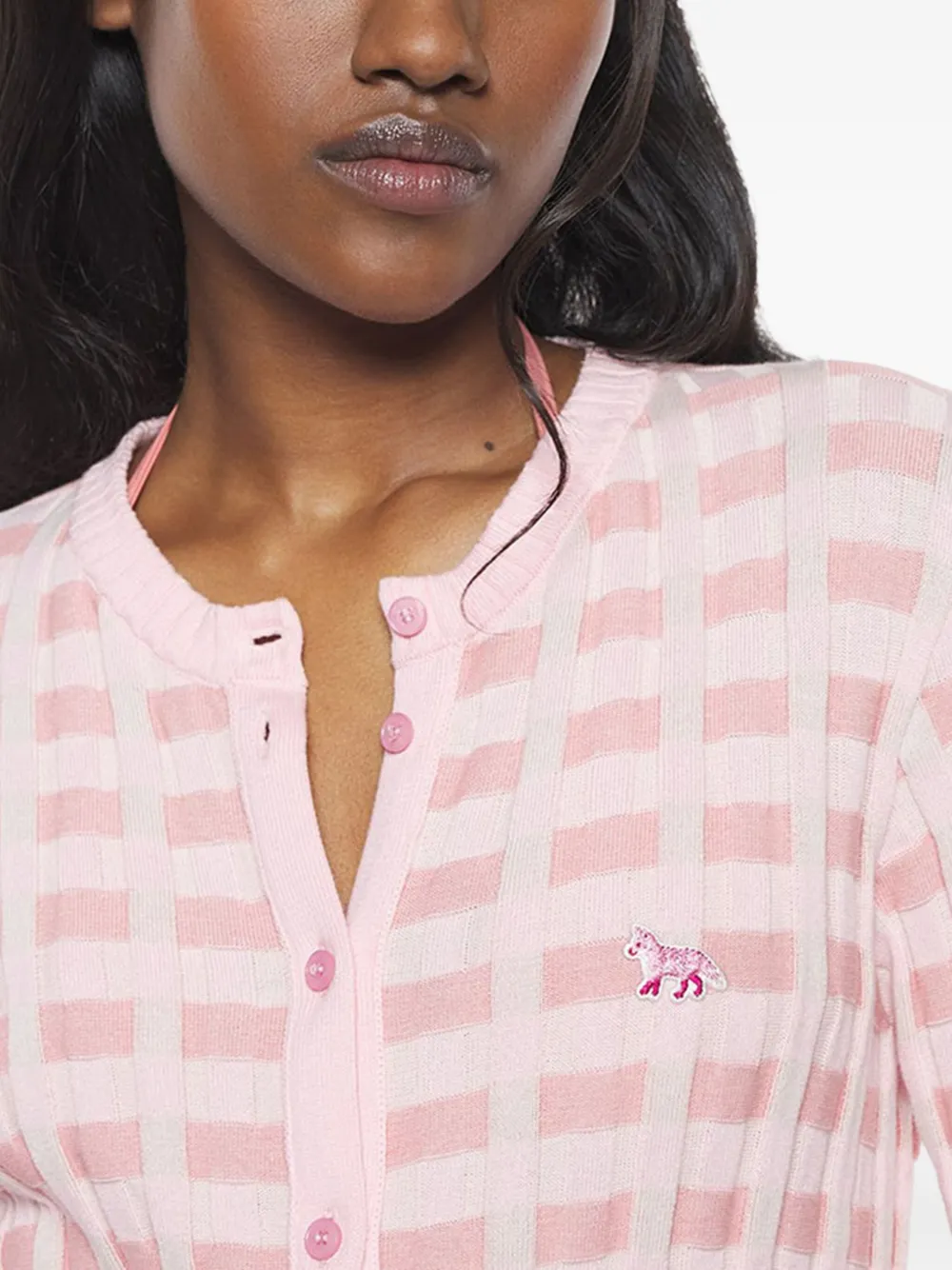 Shop Maison Kitsuné Cotton Cardigan