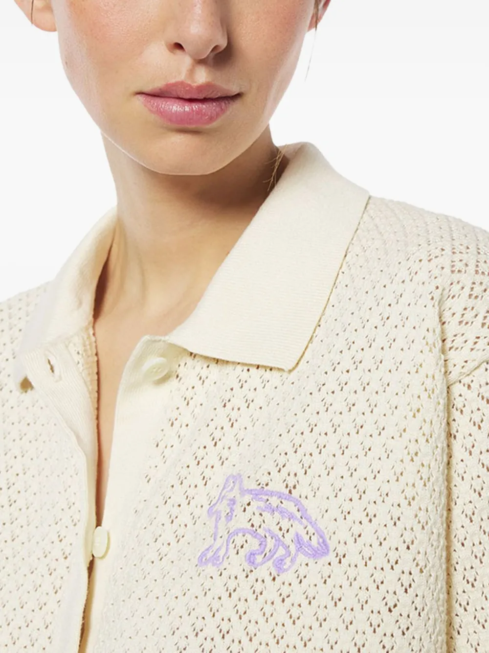MAISON KITSUNÉ COTTON CARDIGAN
