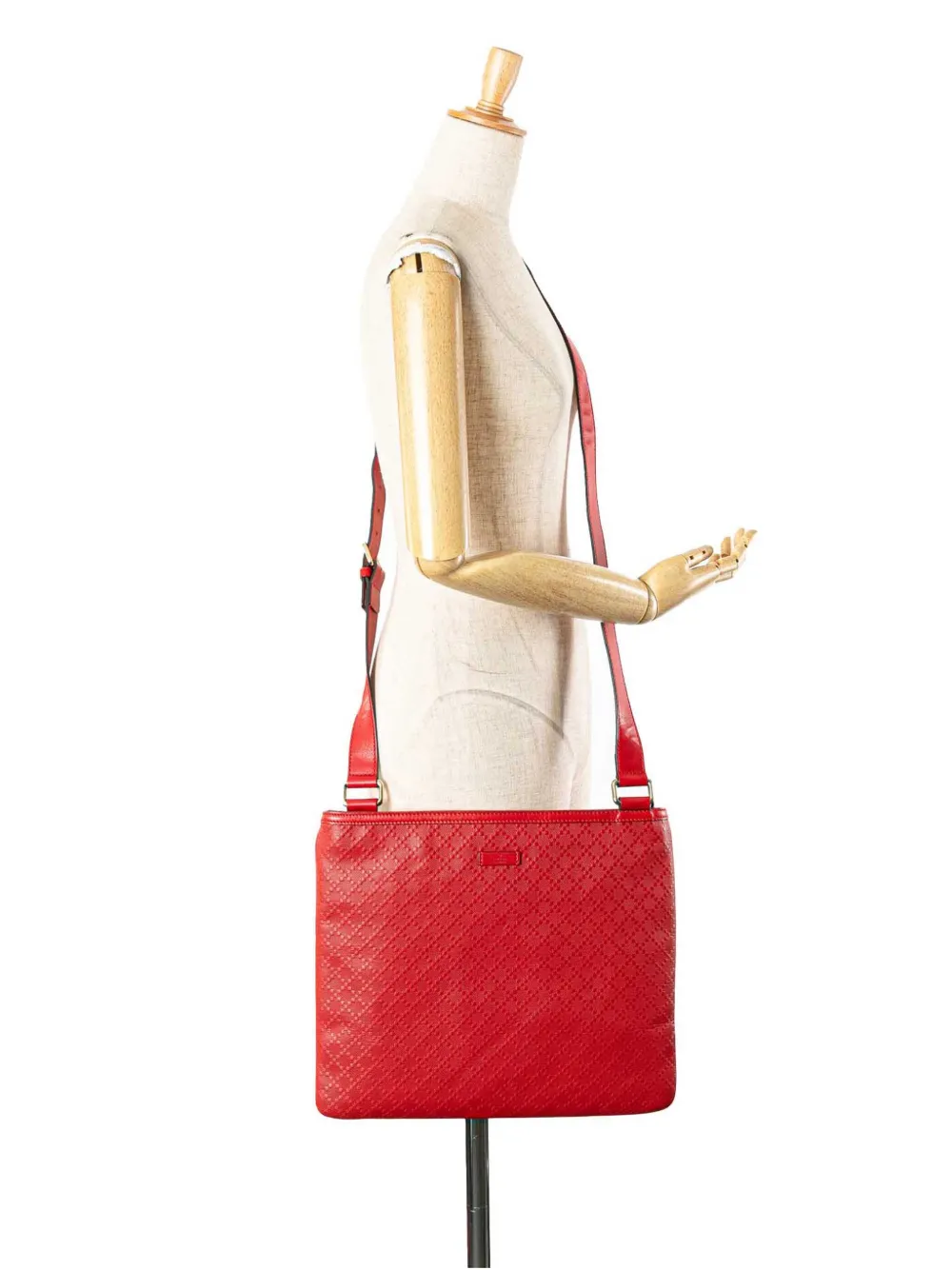 Gucci Pre-Owned 2000-2015 Leather Diamante Hilary Lux crossbody bag | Pre-Owned | Image 2