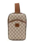 Gucci Pre-Owned 2016-2024 GG Supreme Interlocking G Sling Bag crossbody bag - Brown
