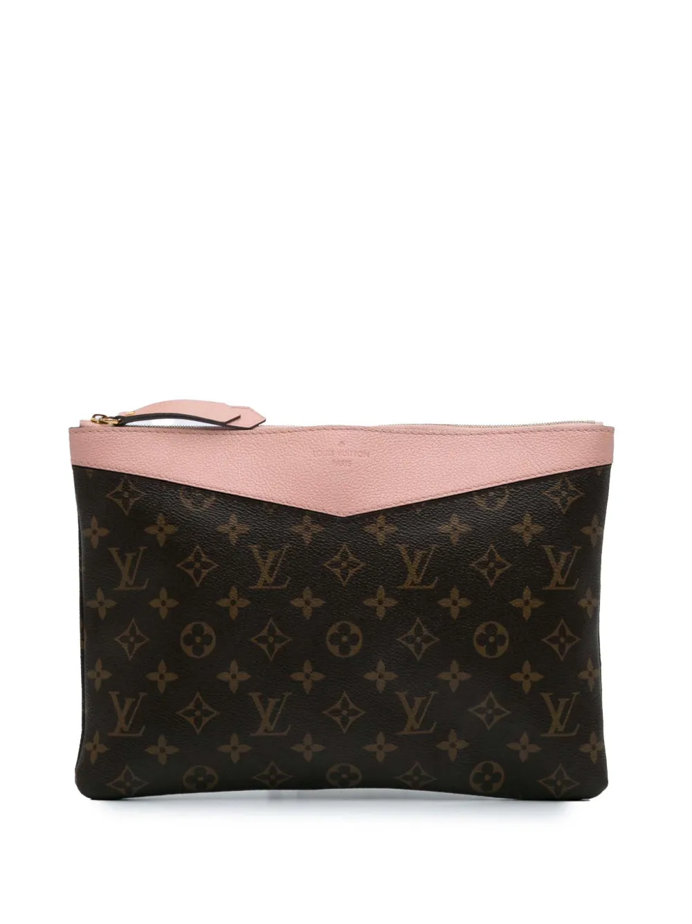 Louis Vuitton Pre-Owned 2021 Monogram Daily Pouch clutch bag - ブラウン Louis Vuitton Pre-Owned 2021 Monogram Daily Pouch clutch bag - ブラウン