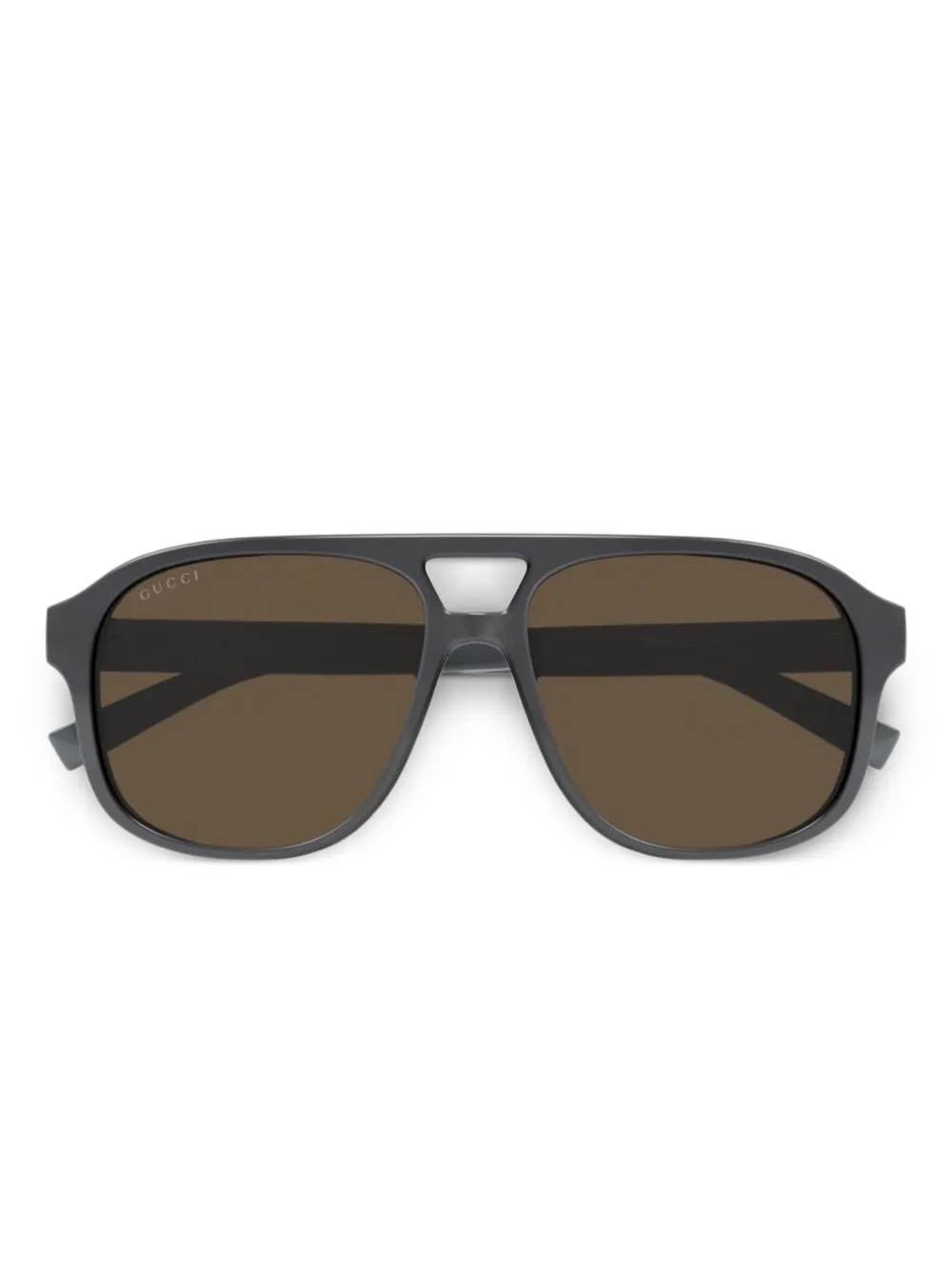 Gucci Eyewear Zonnebril met piloten montuur Grijs