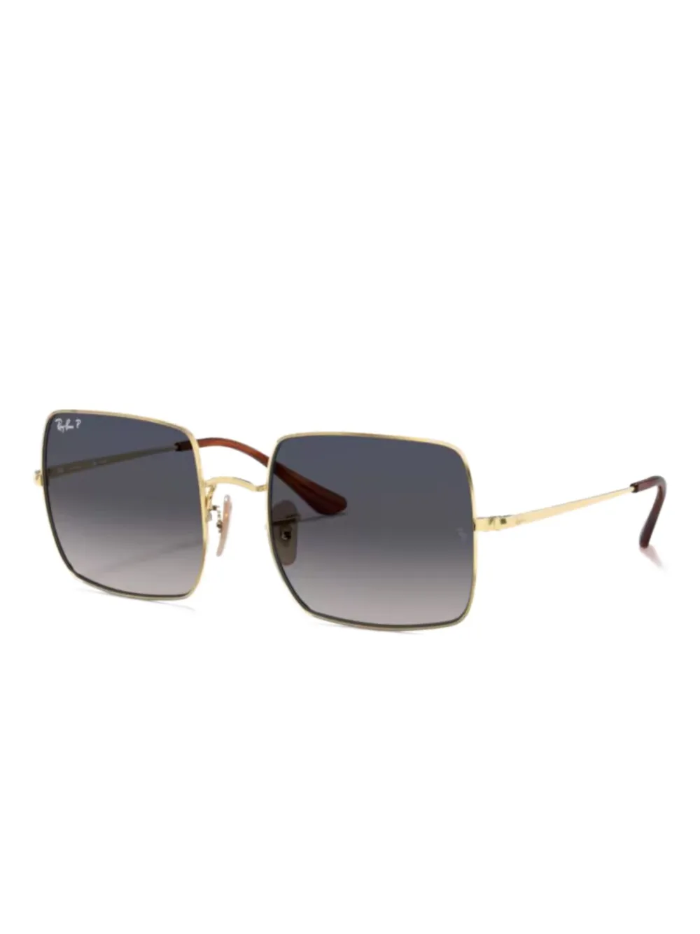 Ray-Ban 1971 スクエアフレーム サングラス - ブラウン Ray-Ban 1971 スクエアフレーム サングラス - ブラウン