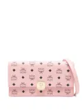 MCM monogram-print cross body bag - Pink
