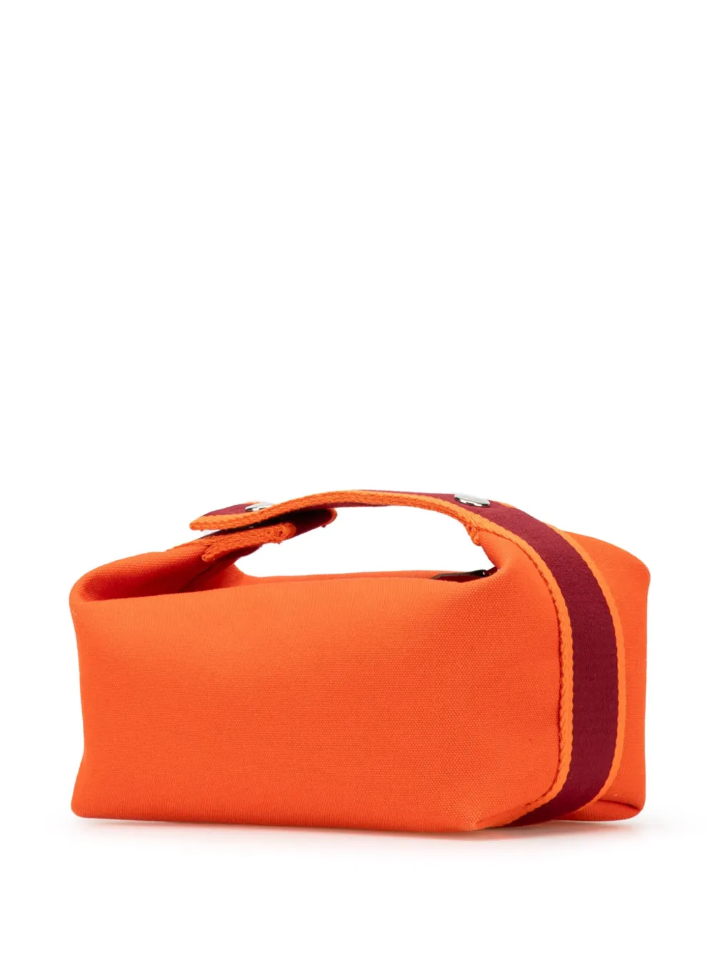 Pre-owned Hermes 2012-2024 Small Toile Bride A Brac Vanity Bag