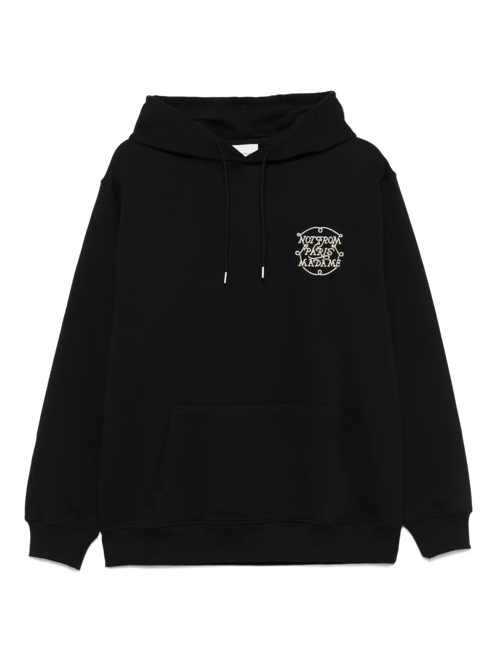 Drôle De Monsieur Slogan hoodie Zwart