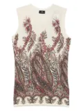 ETRO paisley-print top - Neutrals
