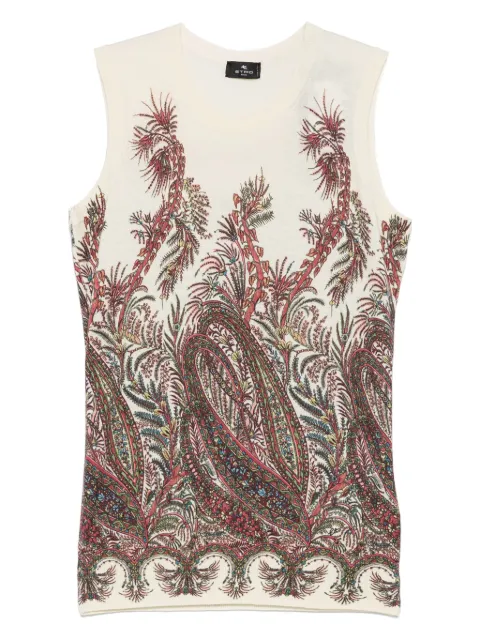 ETRO paisley-print top