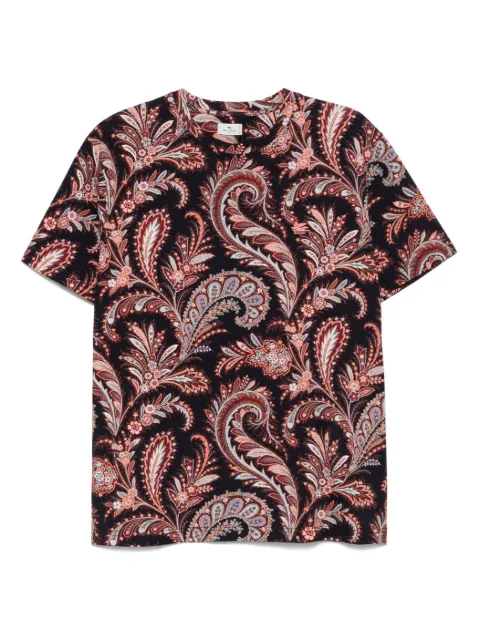 ETRO playera con estampado de cachemira