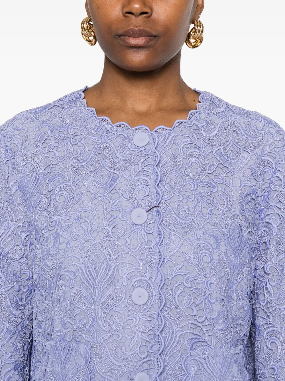 Shop Etro Embroidered Jacket