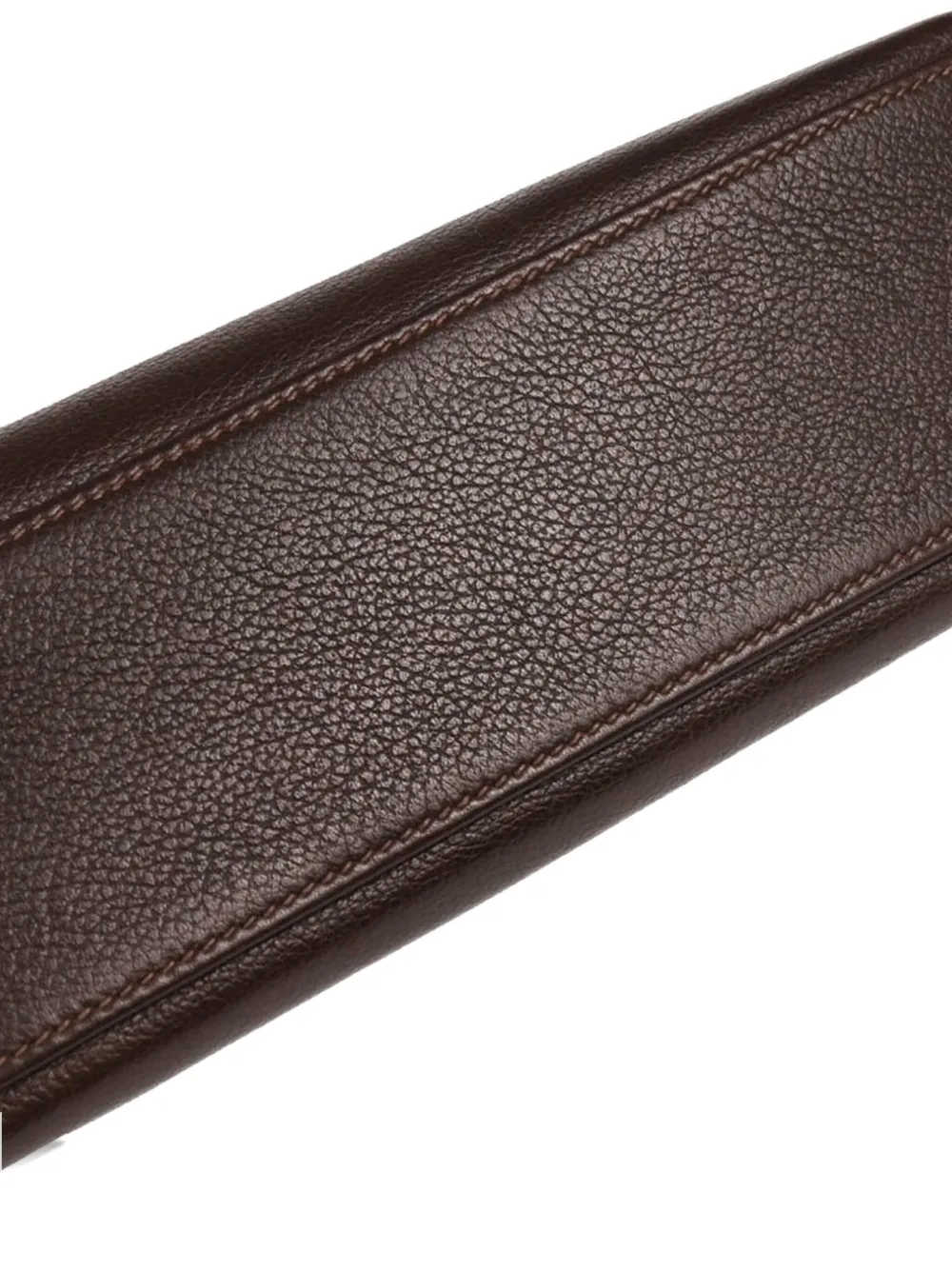 Pre-owned Hermes 2005 Kelly Pochette Tote Bag In Brown