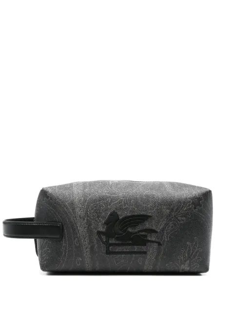 ETRO embroidered-logo wash bag