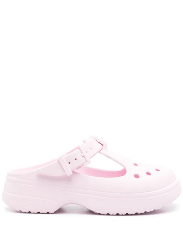 Crocs Classic Mary Jane Clog Slides Pink FARFETCH PH