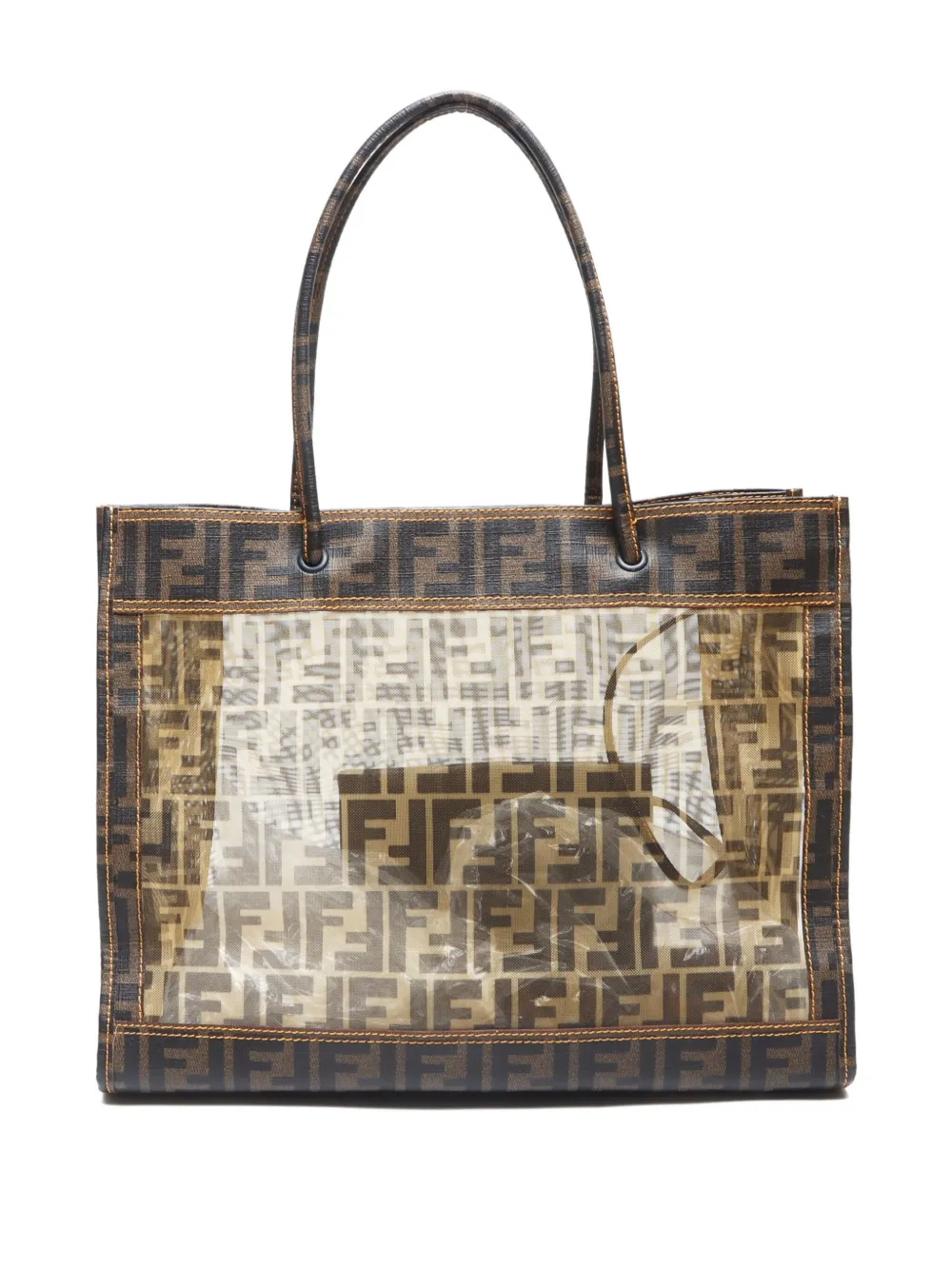 Fendi Pre-Owned 2000-2020 Zucca tote bag | Brown | Image 1
