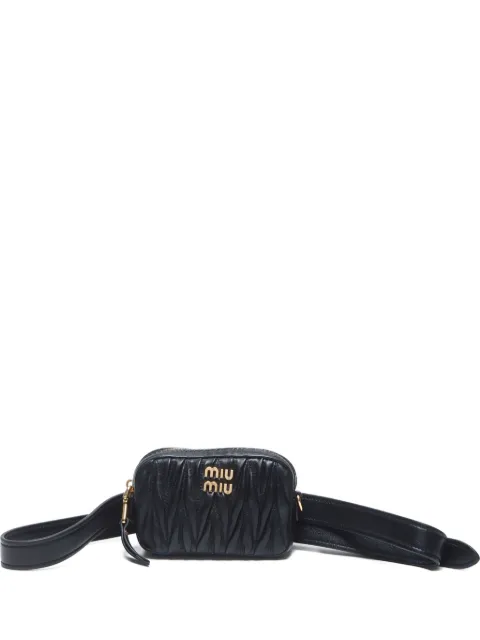 Miu Miu Pre-Owned 2020-2024 small matelassé belt bag