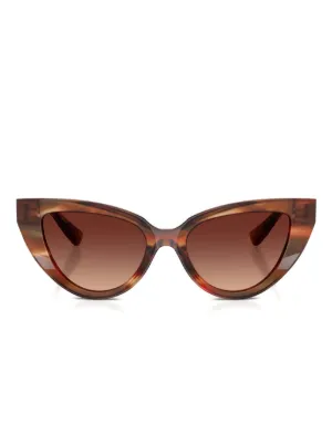 Dolce & Gabbana Eyewear トータスシェル オーバーサイズ サングラス