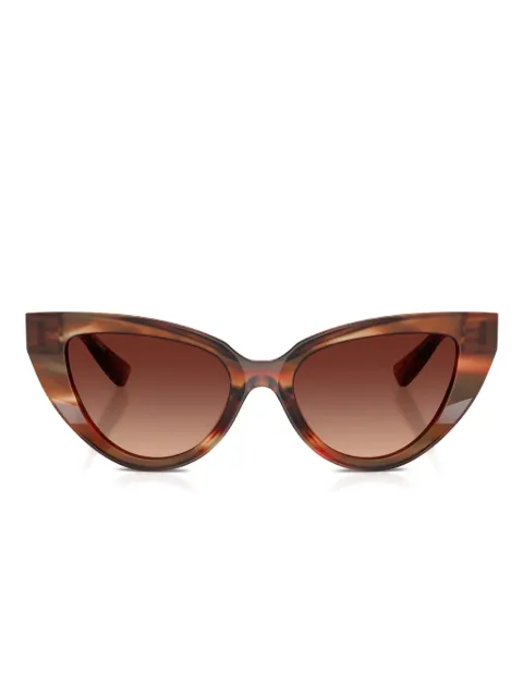 Dolce & Gabbana Eyewear striped cat-eye sunglasses
