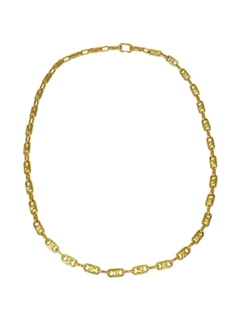 Céline Pre-Owned 1990-2000s Triomphe-engraved necklace