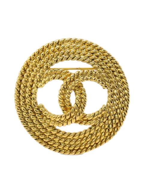 CHANEL Pre-Owned 1993 CC brooch