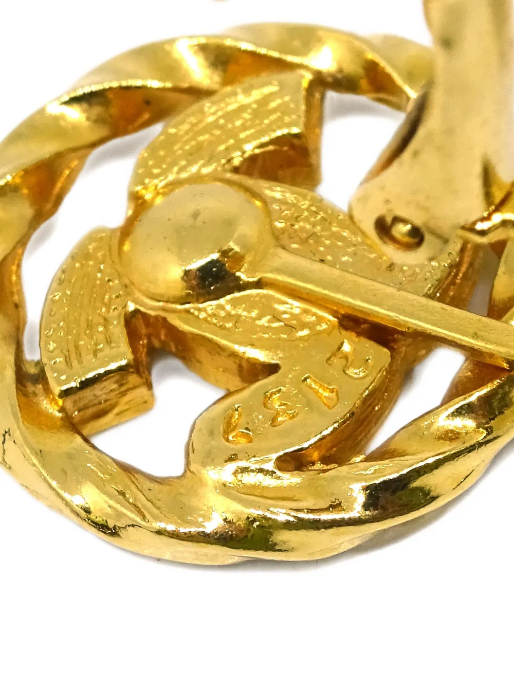 Pre-owned Chanel 1990-2000s Cc Clip-on Earrings