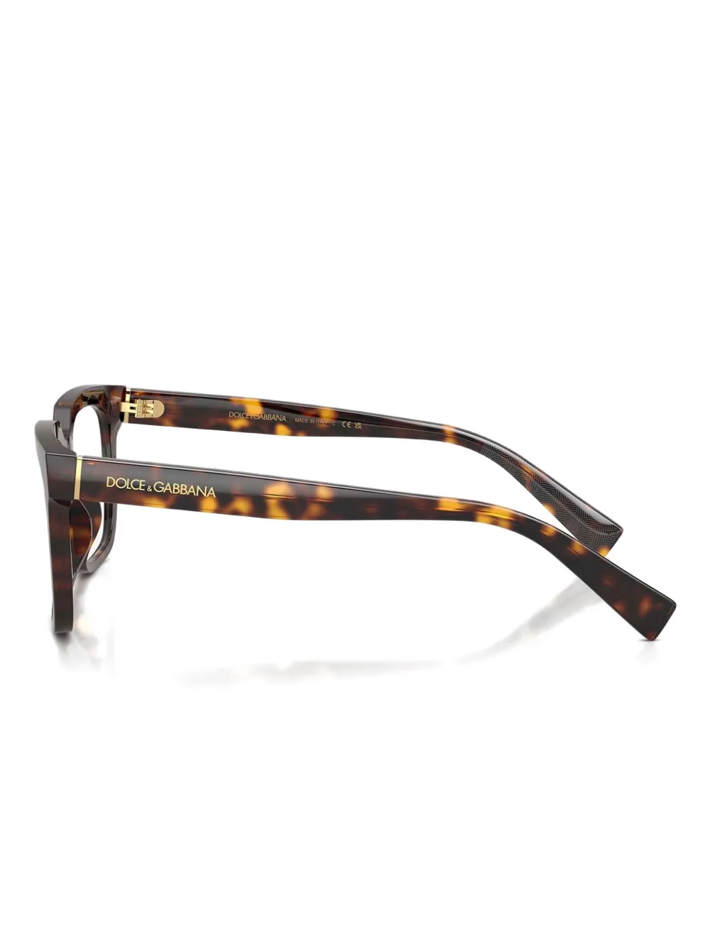 Dolce & Gabbana Eyewear Bril met vierkant montuur Bruin