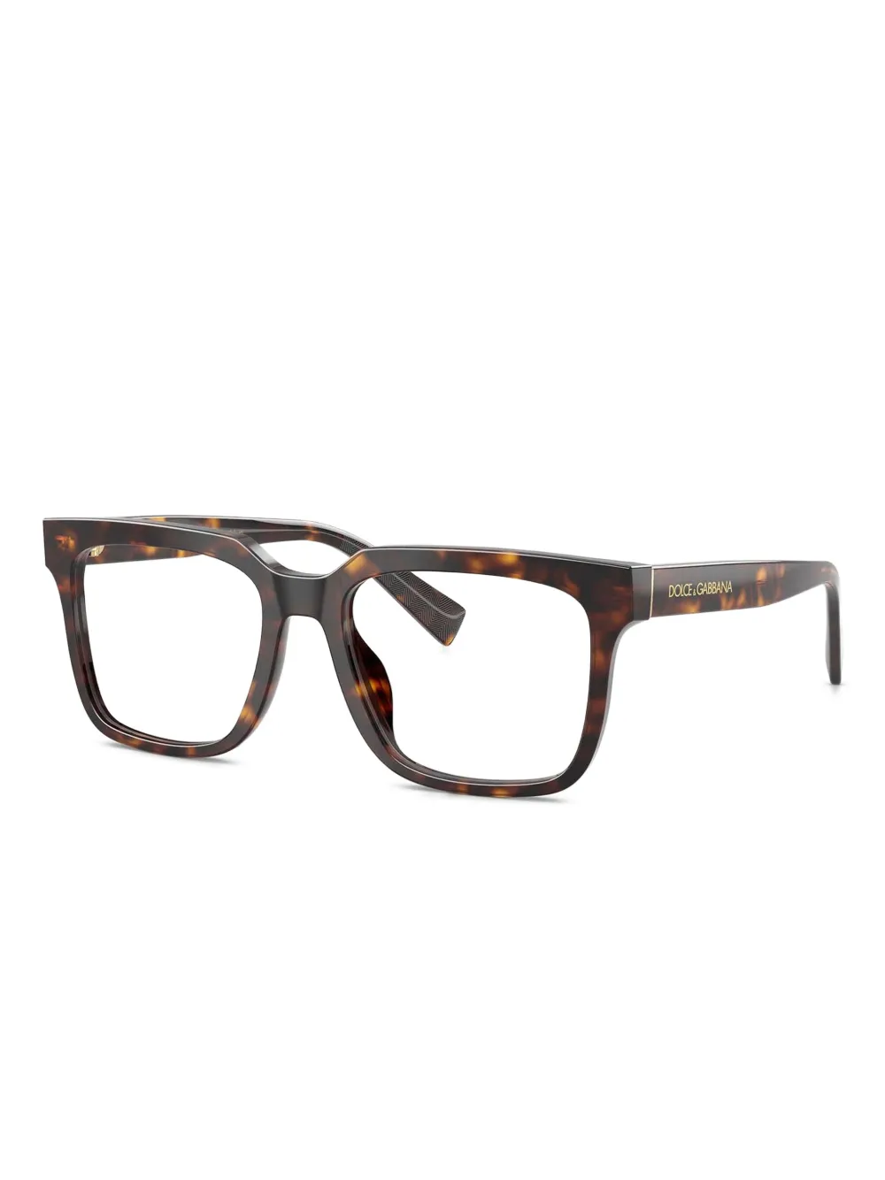 Dolce & Gabbana Eyewear Bril met vierkant montuur Bruin