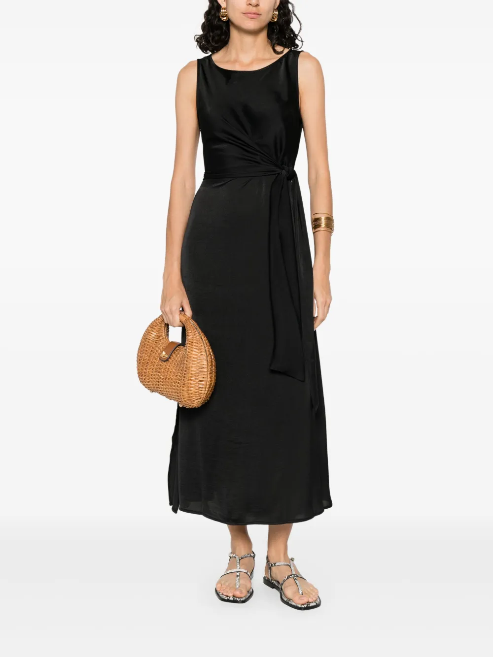 MOUTAKI sleeveless dress - Zwart