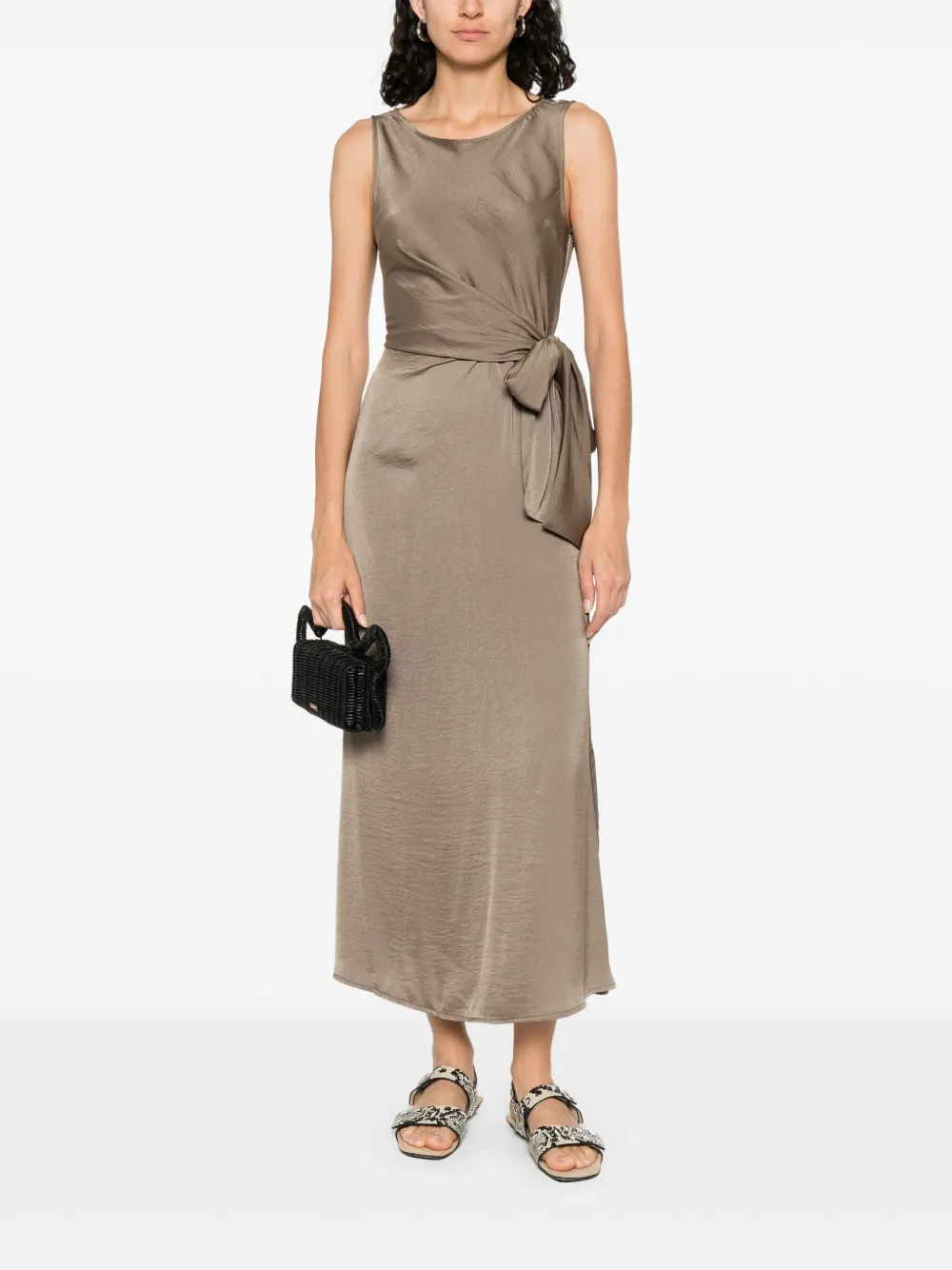 MOUTAKI SATIN MIDI DRESS