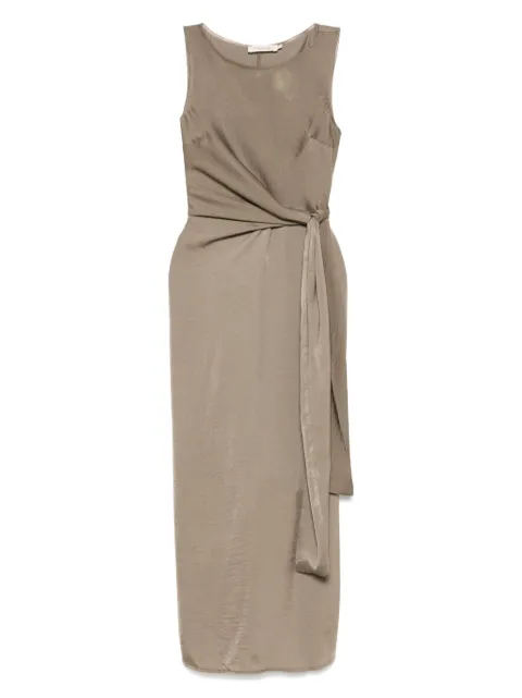 MOUTAKI satin midi dress