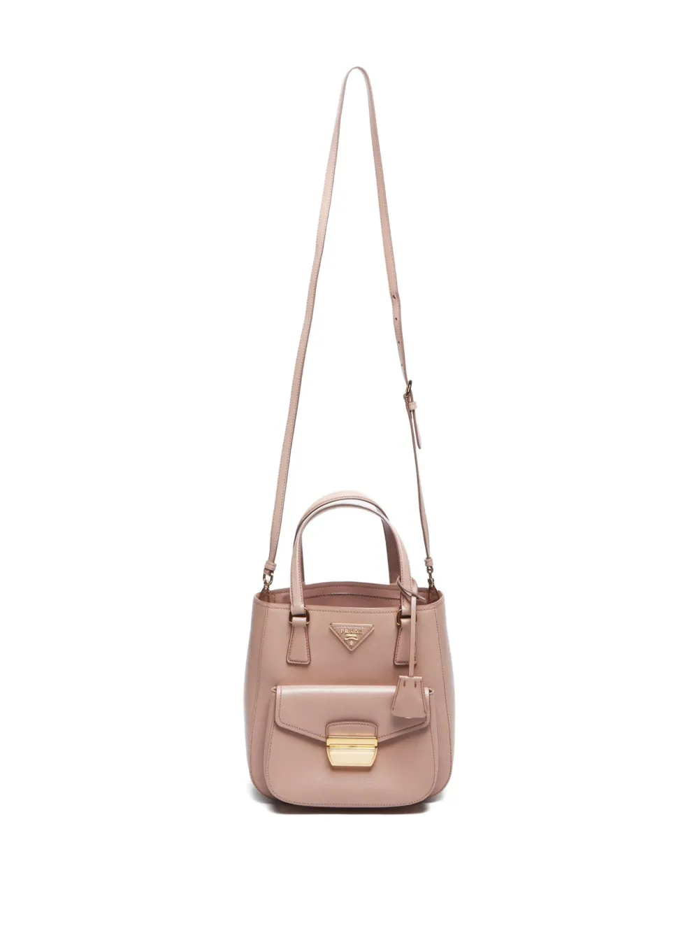 Pre-owned Prada 2021 Triangle-logo Tote Bag