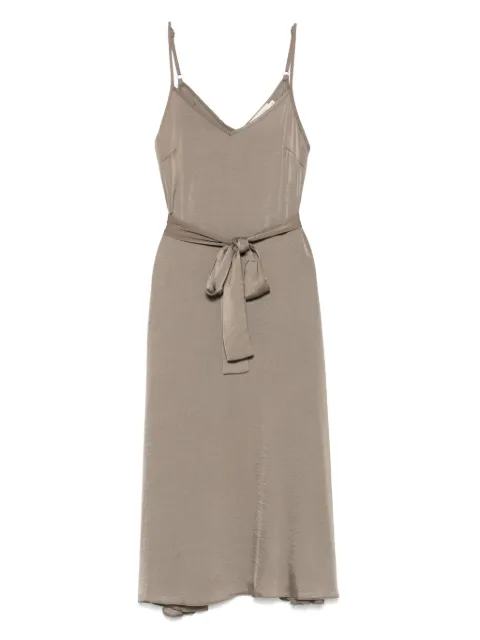 MOUTAKI satin midi dress
