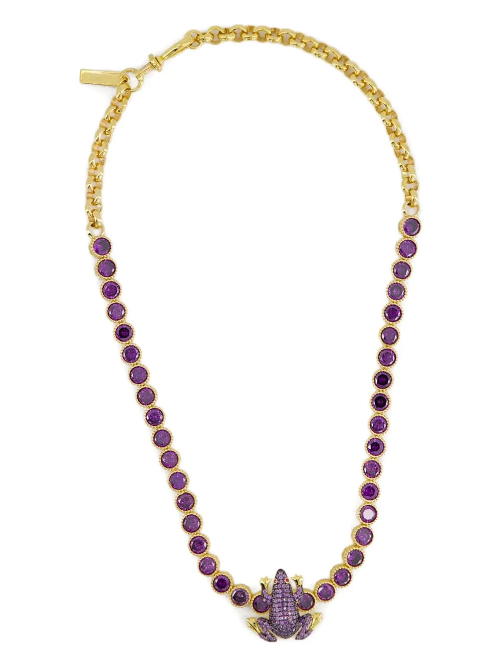 Begüm Khan Collana tennis Frog - Viola