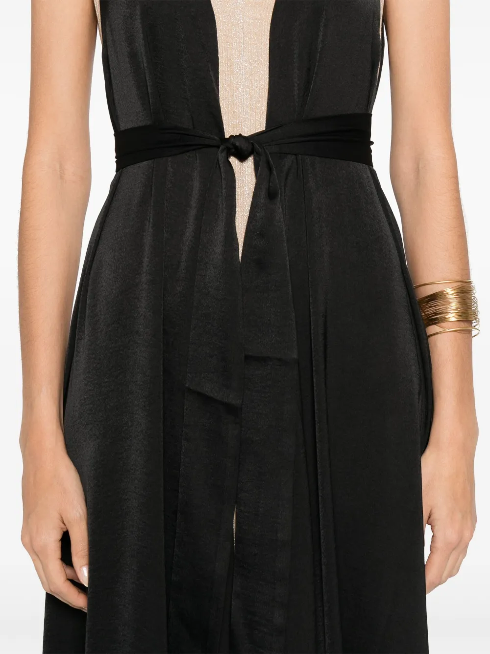 MOUTAKI SATIN MIDI DRESS 