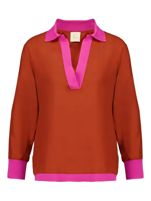 PAULA V-neck blouse