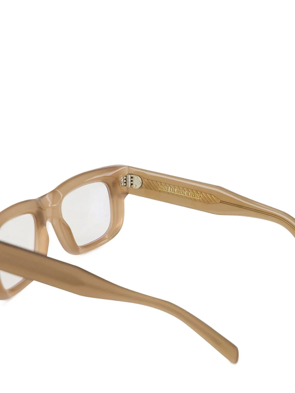 Cutler & Gross Bril met vierkant montuur Bruin
