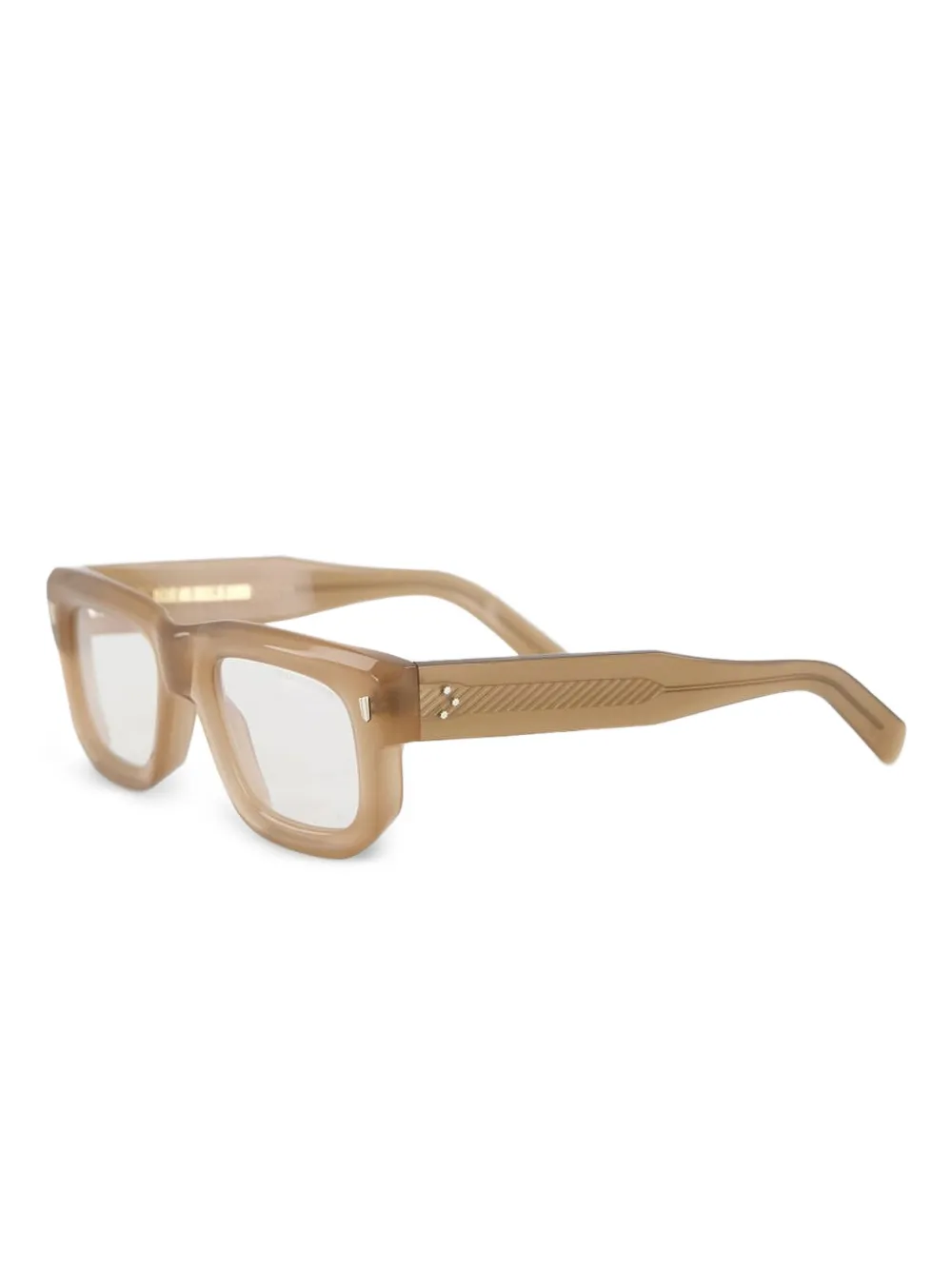 Cutler & Gross Bril met vierkant montuur Bruin