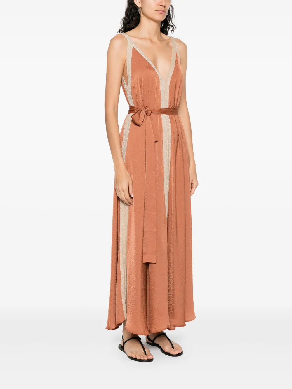MOUTAKI SATIN MIDI DRESS 