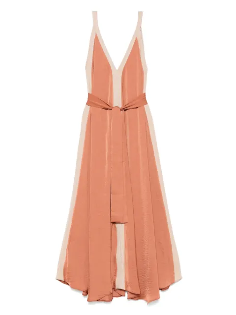MOUTAKI satin midi dress