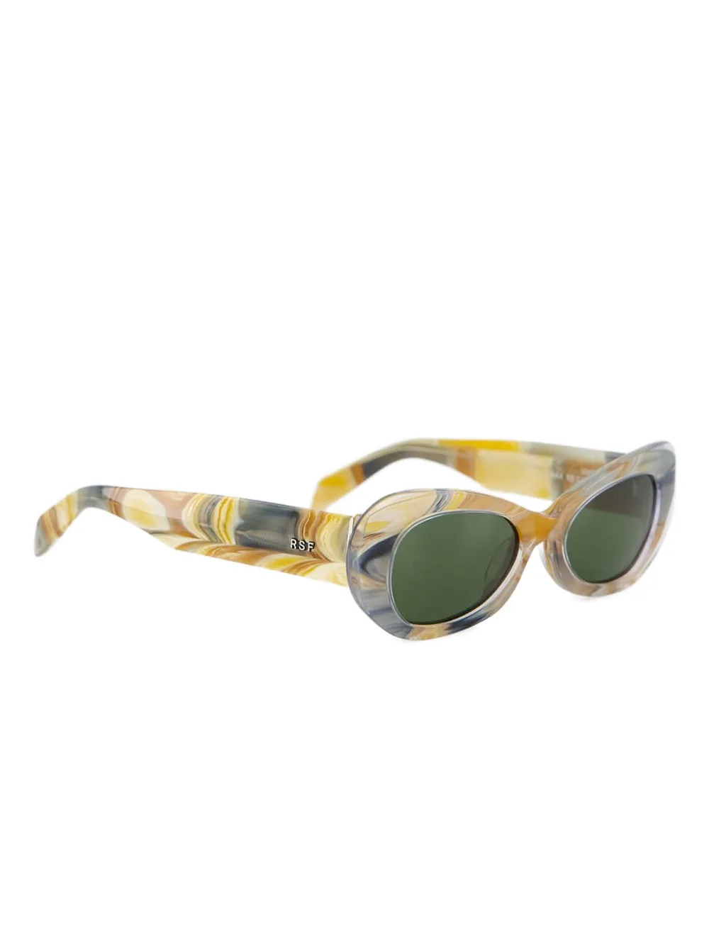 Retrosuperfuture Izipho zonnebril met cat-eye montuur - Geel
